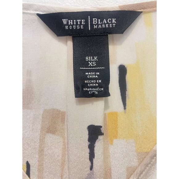 White House Black Market 100% Silk Sleeveless Blouse XS - Picture 5 of 5
